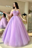 A-Line Sweetheart Neck Purple Long Prom Dress Formal Dress,DS219-Daisybridals