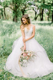 A-line Elegant Forest Wedding Dresses Country Bridal Gowns,DW034-Daisybridals
